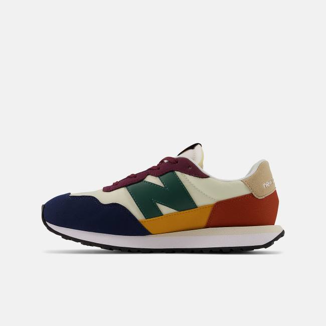 New Balance 237 Sneakers Barn Beige Indigo Gröna | NB613AZN