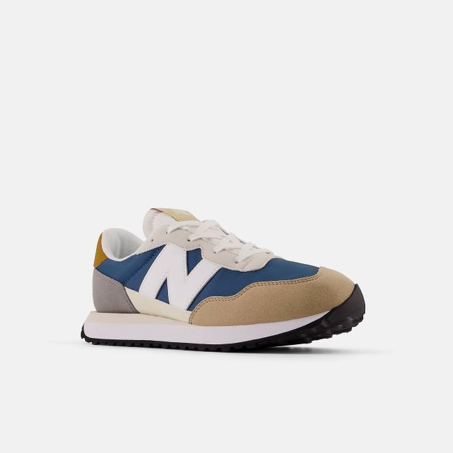 New Balance 237 Sneakers Barn Vita Blå | NB950EYD