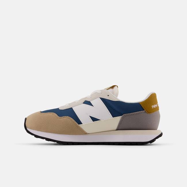 New Balance 237 Sneakers Barn Vita Blå | NB950EYD