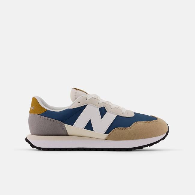 New Balance 237 Sneakers Barn Vita Blå | NB950EYD