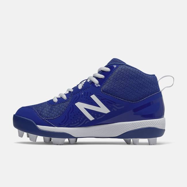 New Balance 3000v5 Youth Molded Baseball Skor Barn Blå Vita | NB159LRC