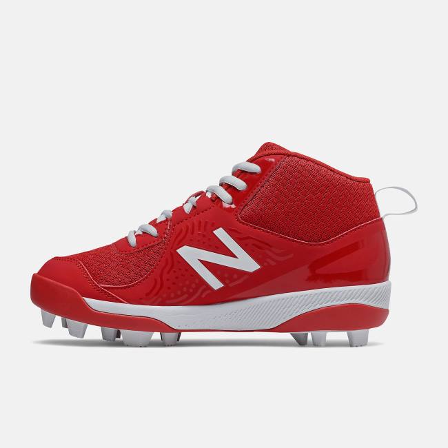 New Balance 3000v5 Youth Molded Baseball Skor Barn Röda Vita | NB789TOF