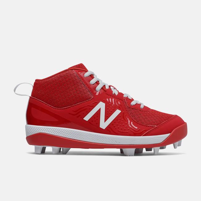 New Balance 3000v5 Youth Molded Baseball Skor Barn Röda Vita | NB789TOF