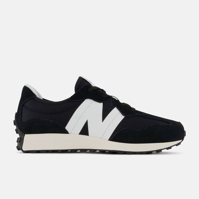 New Balance 327 Sneakers Barn Svarta Vita | NB750XBO