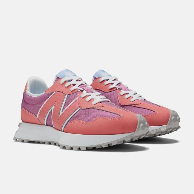 New Balance 327 Sneakers Dam Rosa Orange | NB084KLU