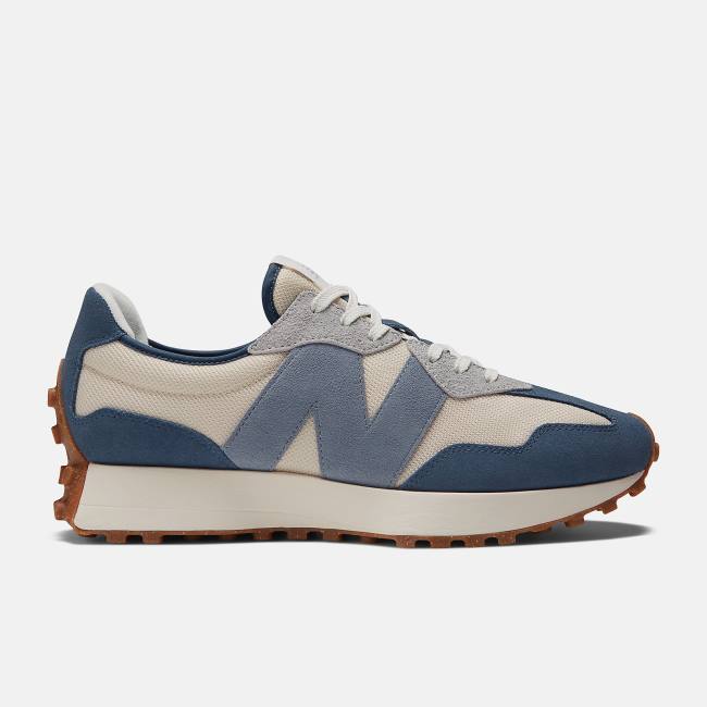 New Balance 327 Sneakers Herr Indigo Grå | NB146SWL