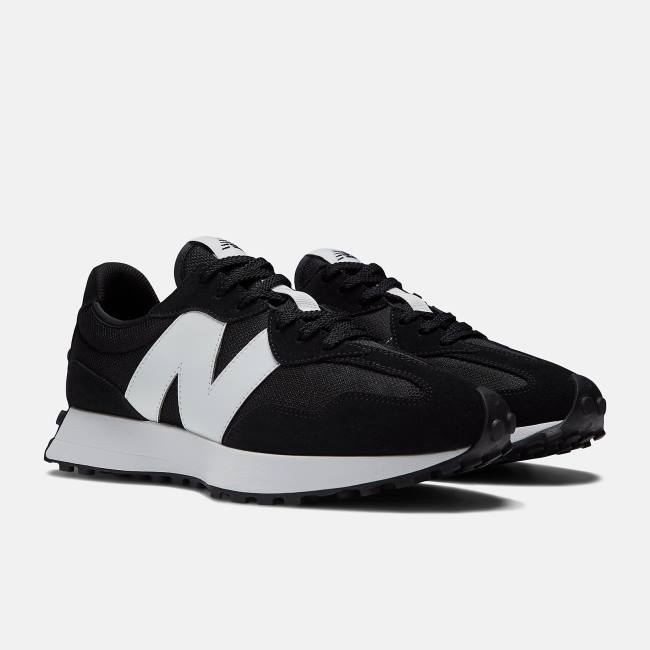 New Balance 327 Sneakers Herr Svarta Vita | NB514OPQ