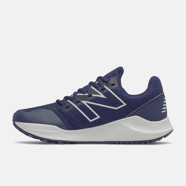 New Balance 4040 v6 Youth Turf Trainer Baseball Skor Barn Marinblå Vita | NB450KEX