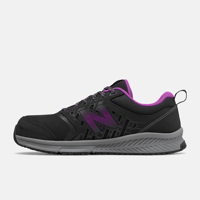 New Balance 412v1 Alloy Tå Arbetsskor Dam Svarta Lila | NB563NSM