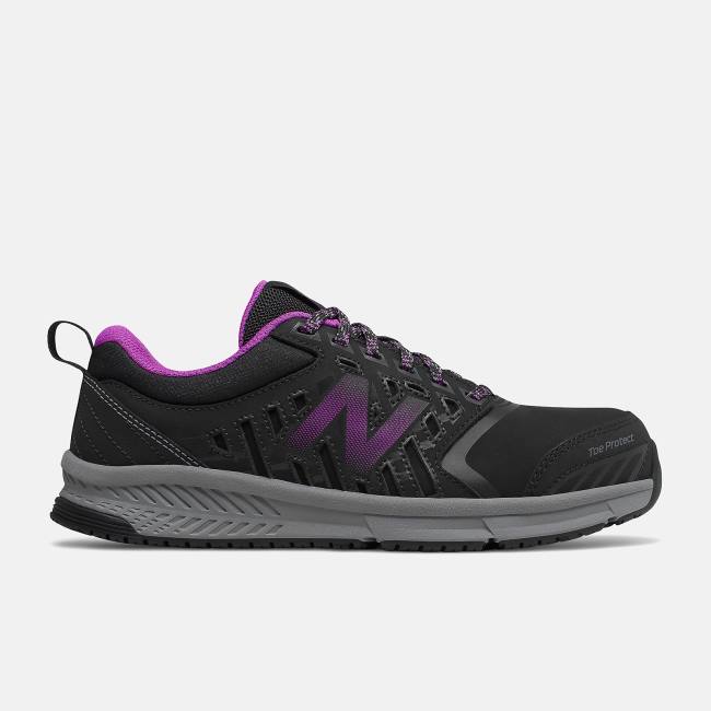 New Balance 412v1 Alloy Tå Arbetsskor Dam Svarta Lila | NB563NSM