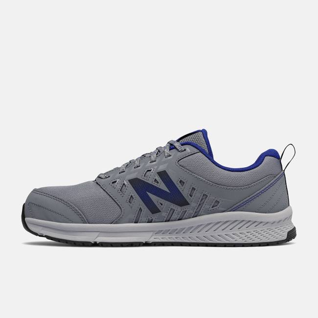 New Balance 412v1 Alloy Tå Arbetsskor Herr Grå Kungsblått | NB059DPV