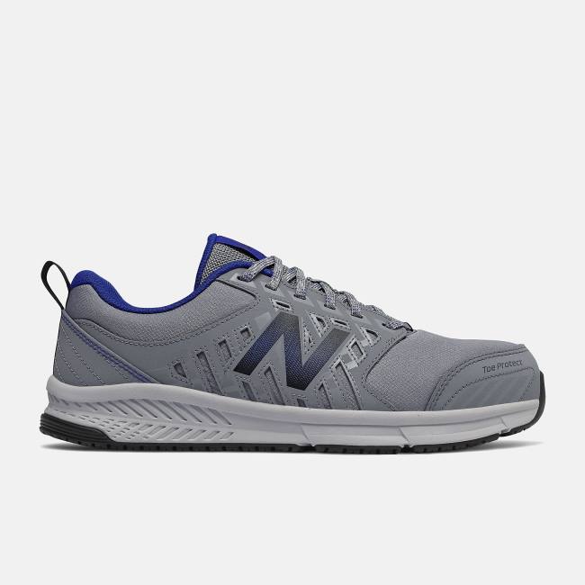 New Balance 412v1 Alloy Tå Arbetsskor Herr Grå Kungsblått | NB059DPV