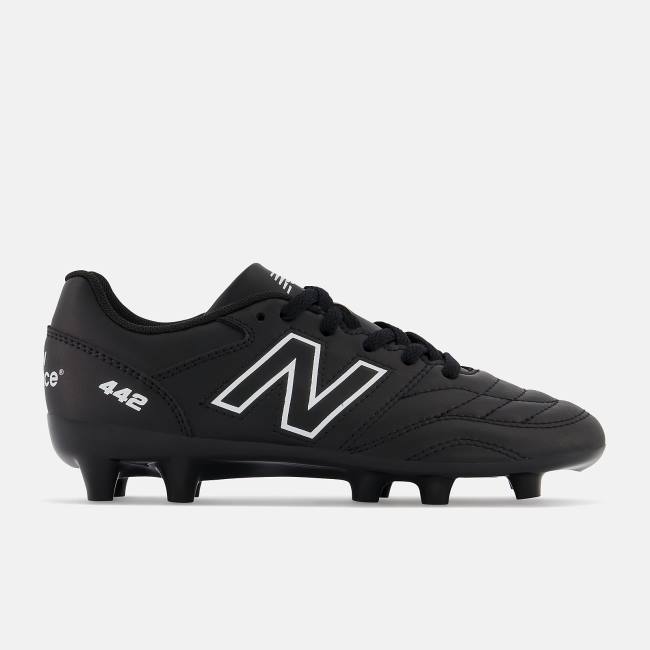 New Balance 442 V2 ACADEMY JNR FG Fotbollsskor Barn Svarta Vita | NB953KBI