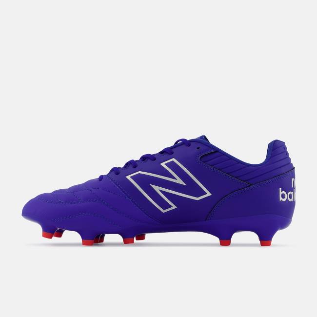 New Balance 442 V2 PRO FG Fotbollsskor Dam Blå Silver | NB396SDG