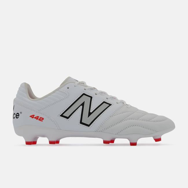 New Balance 442 V2 PRO FG Fotbollsskor Dam Vita Silver | NB640ZWD