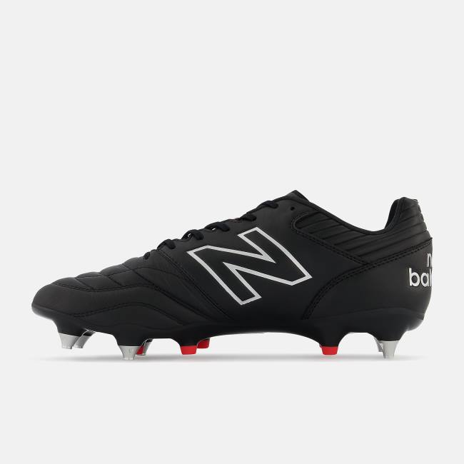 New Balance 442 V2 PRO SG Fotbollsskor Dam Svarta Silver | NB396SZU