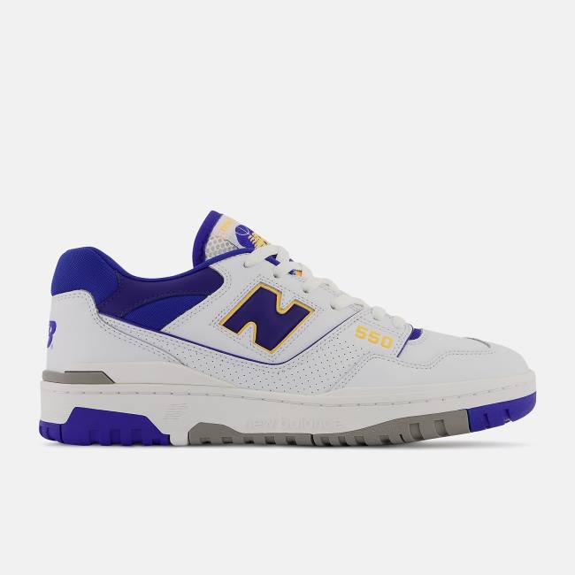 New Balance 550 Sneakers Herr Vita Blå | NB875KRH