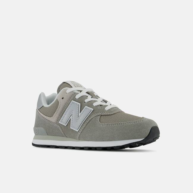 New Balance 574 Core Sneakers Barn Grå Vita | NB697APR