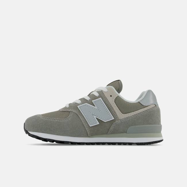 New Balance 574 Core Sneakers Barn Grå Vita | NB697APR