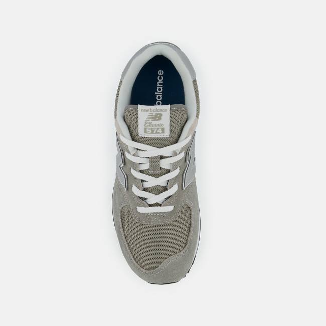 New Balance 574 Core Sneakers Barn Grå Vita | NB697APR