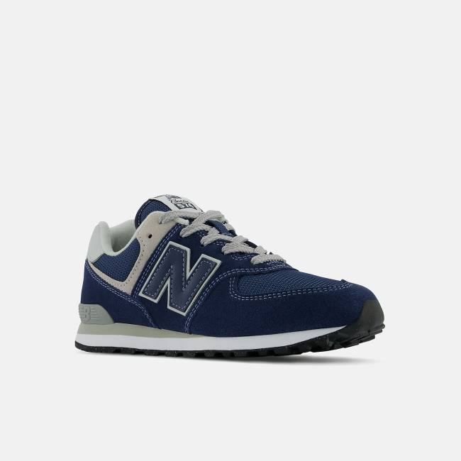 New Balance 574 Core Sneakers Barn Marinblå Vita | NB375SCU