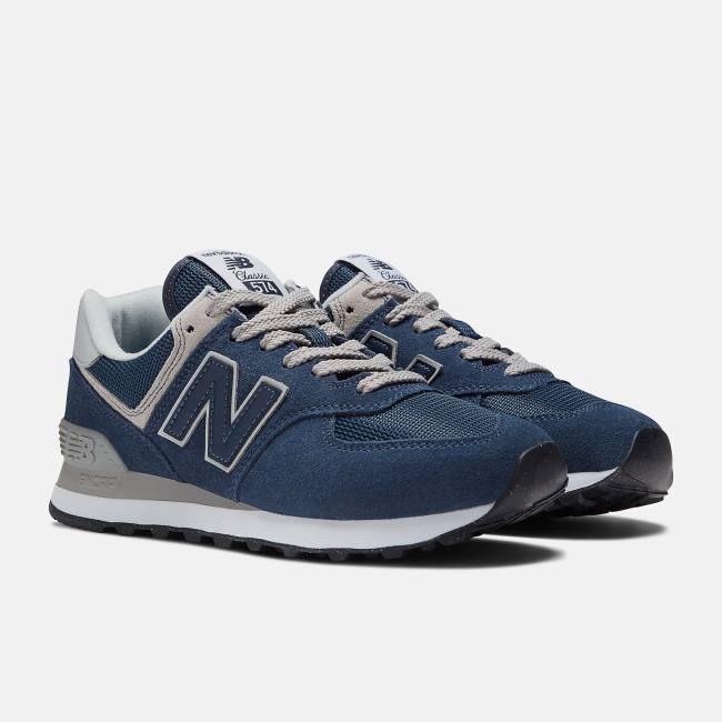 New Balance 574 Core Sneakers Dam Marinblå Vita | NB317RSE