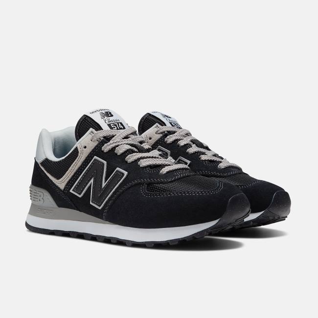 New Balance 574 Core Sneakers Dam Svarta Vita | NB869VLX