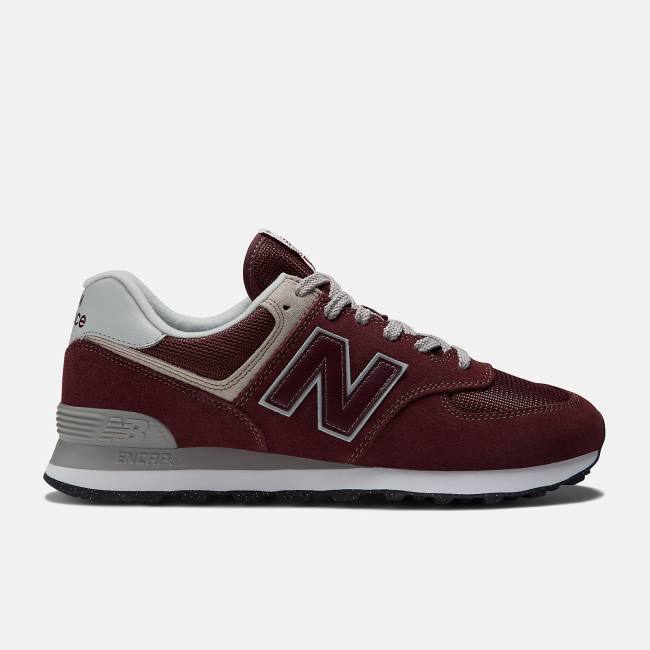 New Balance 574 Core Sneakers Herr Vinröda Vita | NB537OSB