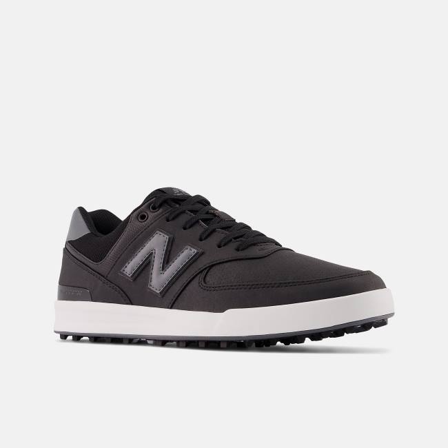 New Balance 574 Greens Golfskor Herr Svarta | NB184OWT