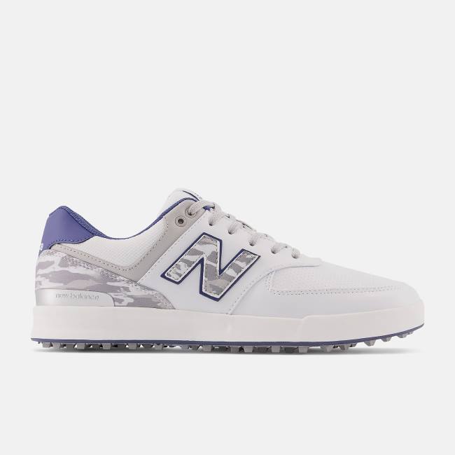 New Balance 574 Greens Golfskor Herr Vita Blå | NB056QAF