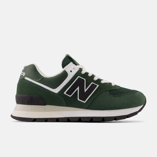 New Balance 574 Rugged Sneakers Dam Gröna Svarta | NB795MWJ