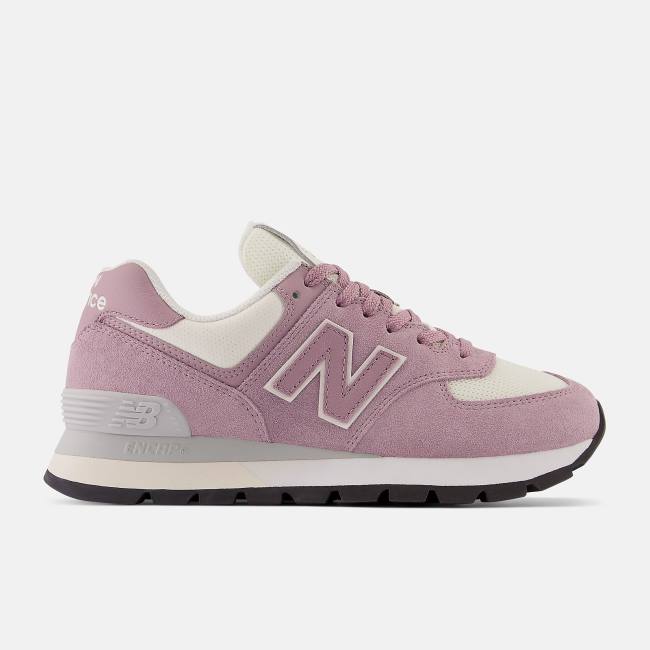 New Balance 574 Rugged Sneakers Dam Rosa | NB082JAM