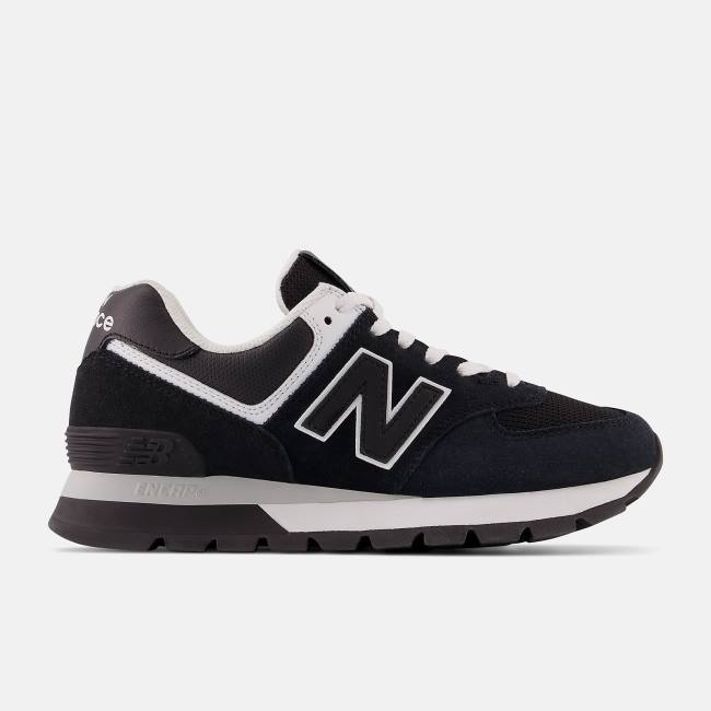 New Balance 574 Rugged Sneakers Dam Svarta | NB708SQM