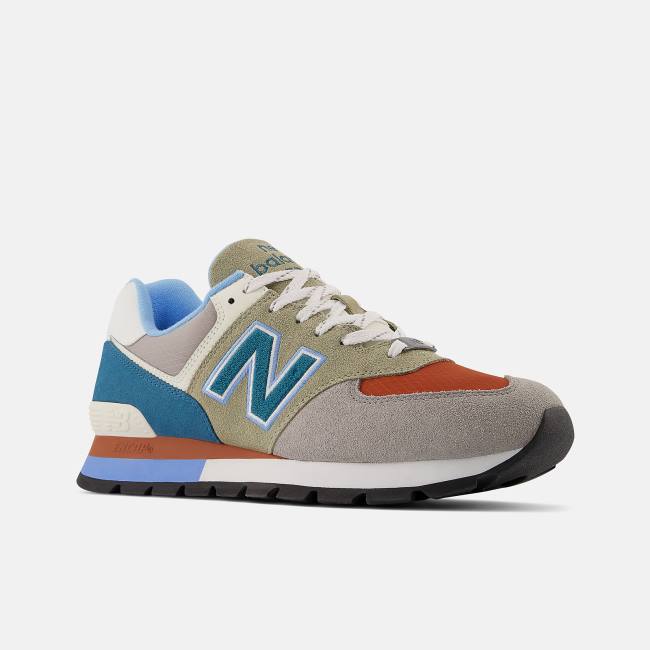 New Balance 574 Rugged Sneakers Herr Grå Blå | NB607MXA