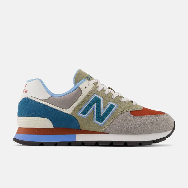 New Balance 574 Rugged Sneakers Herr Grå Blå | NB607MXA