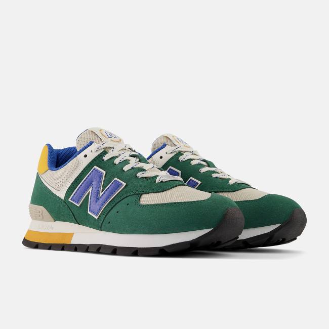 New Balance 574 Rugged Sneakers Herr Gröna Kungsblått Blå | NB206HEX