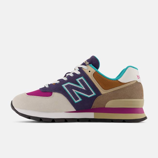 New Balance 574 Rugged Sneakers Herr Marinblå Bruna | NB460XZW