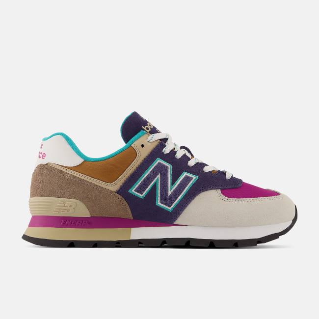 New Balance 574 Rugged Sneakers Herr Marinblå Bruna | NB460XZW