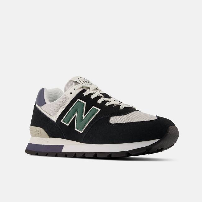 New Balance 574 Rugged Sneakers Herr Svarta Gröna | NB906NPY