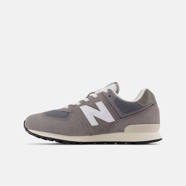 New Balance 574 Sneakers Barn Grå Ljusblå | NB016KTU