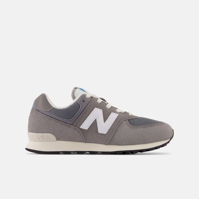 New Balance 574 Sneakers Barn Grå Ljusblå | NB016KTU