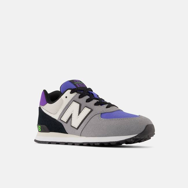 New Balance 574 Sneakers Barn Grå | NB264BAZ