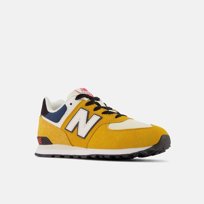 New Balance 574 Sneakers Barn Gula | NB027IMD