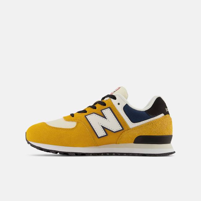 New Balance 574 Sneakers Barn Gula | NB027IMD