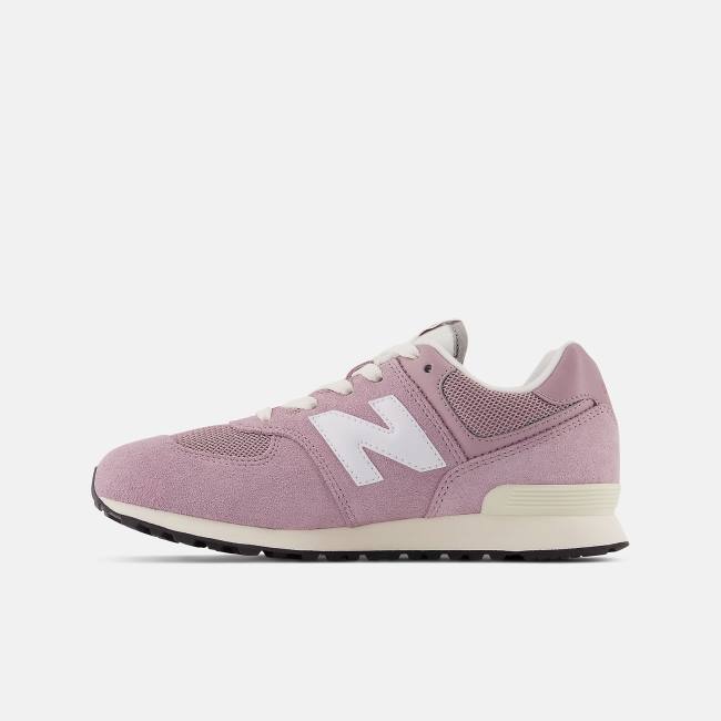 New Balance 574 Sneakers Barn Lila Ljusblå | NB782DPX