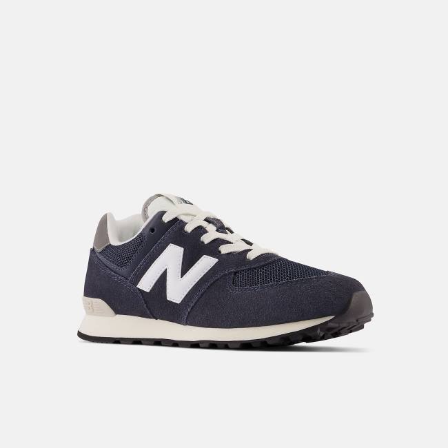 New Balance 574 Sneakers Barn Ljusblå | NB624LPS