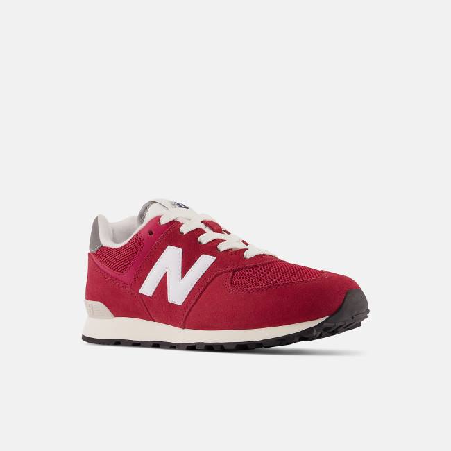 New Balance 574 Sneakers Barn Röda Ljusblå | NB037XMZ