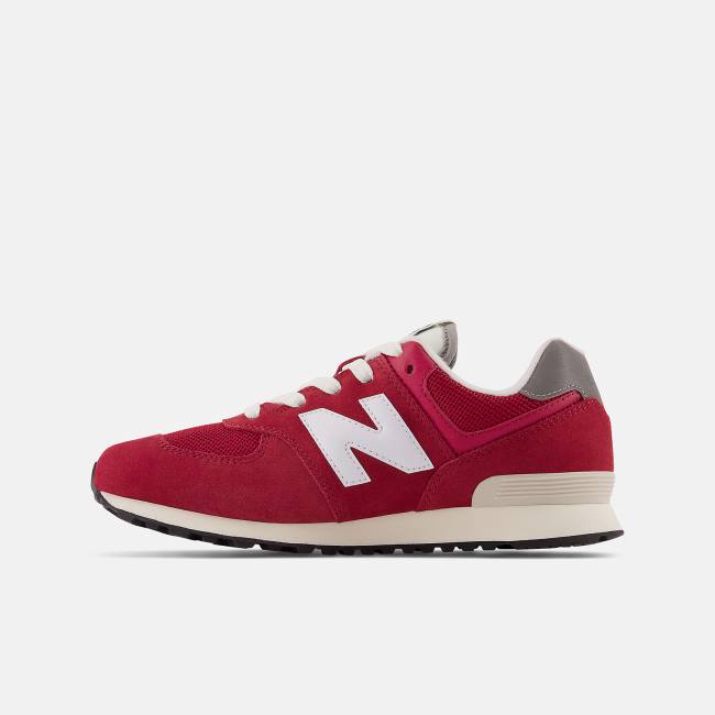 New Balance 574 Sneakers Barn Röda Ljusblå | NB037XMZ