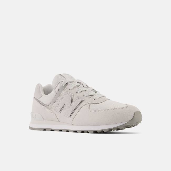 New Balance 574 Sneakers Barn Silver Metal | NB732QAS