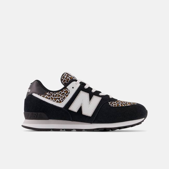 New Balance 574 Sneakers Barn Svarta | NB203XGN